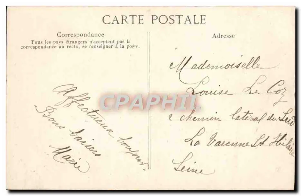 Na Bretanha — Criança Bretã — E.D. n°260 - Verso