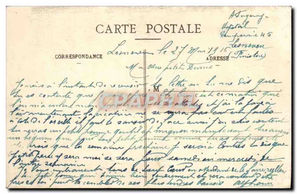 Um die Clos-Betten — Die Versuchung des... Pater Antoine — Coll. E. Javouet, N° 5556 - Rückseite