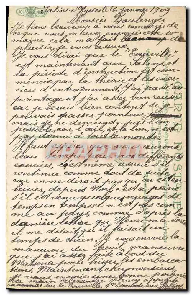 Das Leben des Seemanns — Winch-Betrieb — L.V. & Cie, n° 2789 - Rückseite