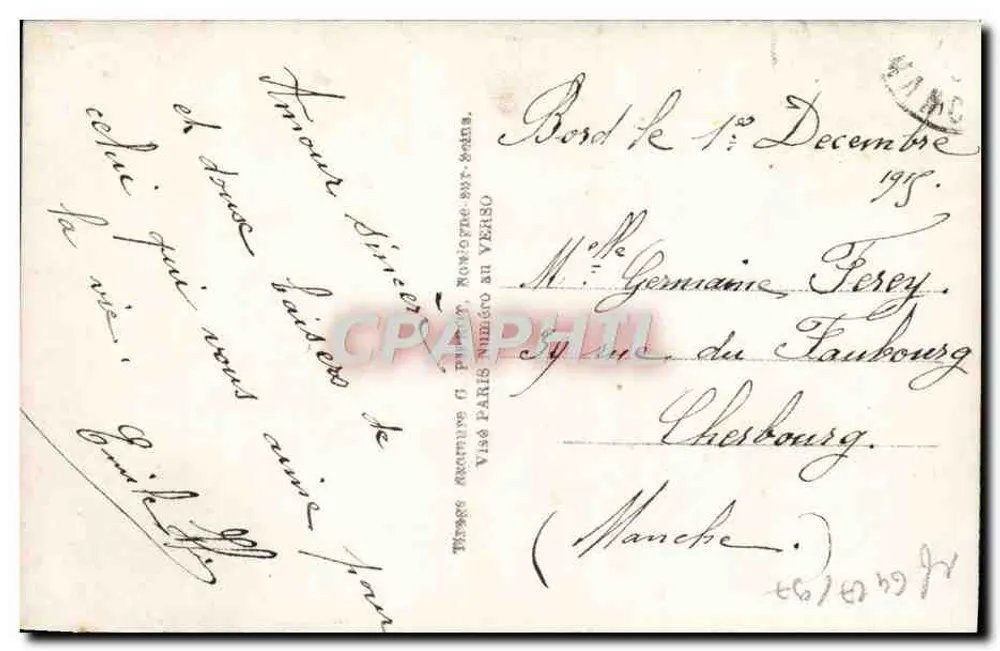 Matrose auf Deck — Gedicht und Paar — Verlag Tétras, Paris - Rückseite