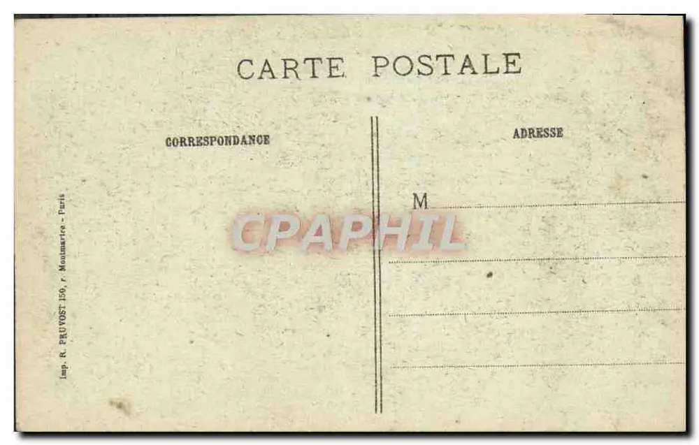 Reims — Catedral Bombardeada — Fachada — Edição Jaouen - Verso