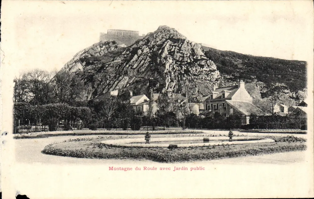 Montagne du Roule com Jardin public — Montagne du Roule - Frente