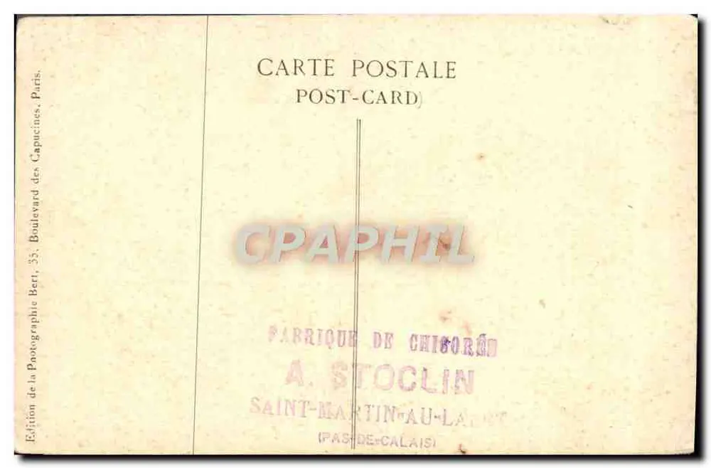 Mlle Simone Judic — retrato — A. Bert, Paris - Verso
