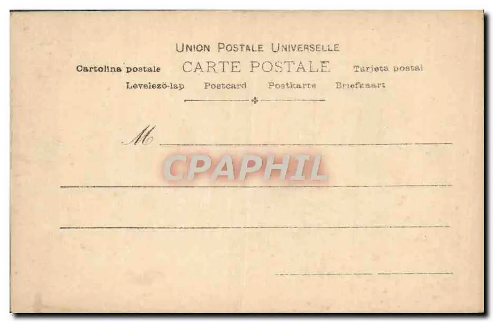 Rêverie sur le passé — Salon 1904 — M. Chabas — Verlag A.I.P. — Nr. 239 - Rückseite