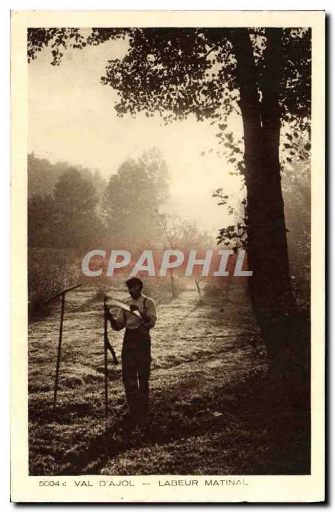 Val d'Ajol — Agricultor matinal — BRAUN & Cie, Dornach - Frente