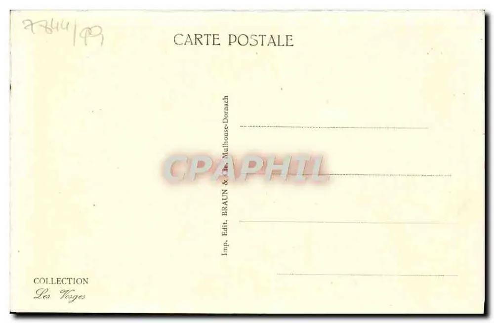 Val d'Ajol — Agricultor matinal — BRAUN & Cie, Dornach - Verso