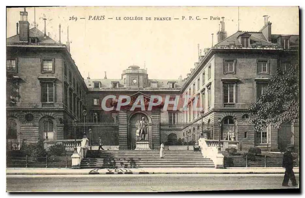 Paris — Das Collège de France — P.P.C. Paris — n° 269 - Vorderseite