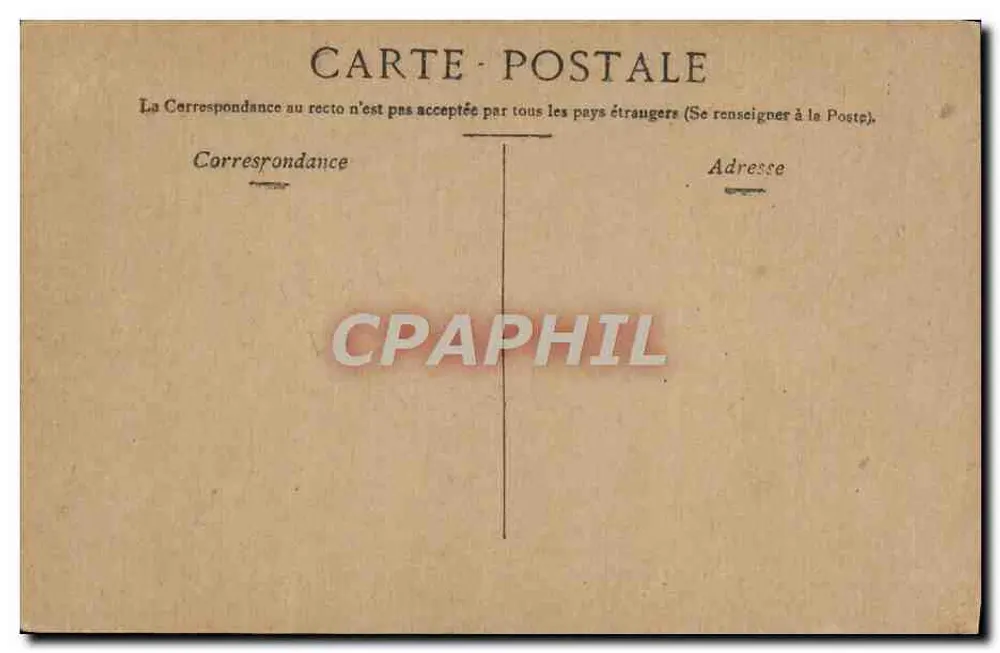 Paris - Igreja de São Eustáquio e Rua Montmartre — editor DUFAYEL, número de série não visível - Verso