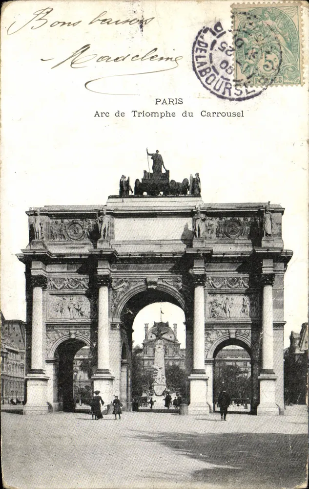 Arc de Triomphe du Carrousel — Paris — éditeur DELABOURSE - Awers