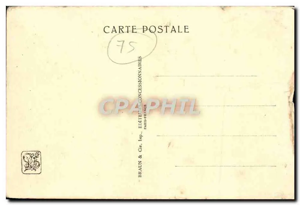 Metropolitan Section — Palast Ost — Internationale Kolonialausstellung — Paris 1931 — H. H. Expert, Arch. - Rückseite