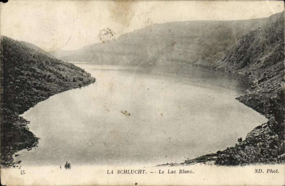 La Schlucht — O Lago Branco — ND. Fot. n°45 - Frente