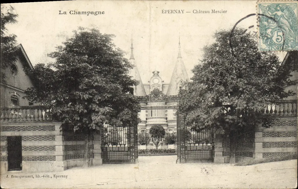 ÉPERNAY — Château Mercier — J. Bracquemart, lib.-édit., Epernay - Frente