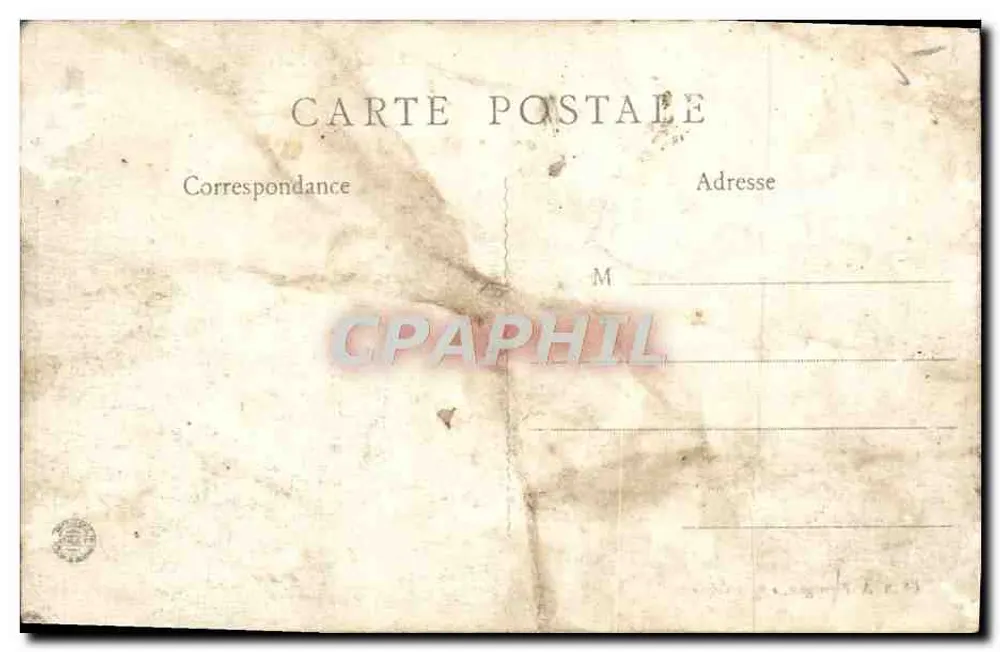 Le Quesnel (Somme) - Le Château (Güney Yüzü) — Éditeur A. Impr. à Montdidier, n°12 - Arka yüz