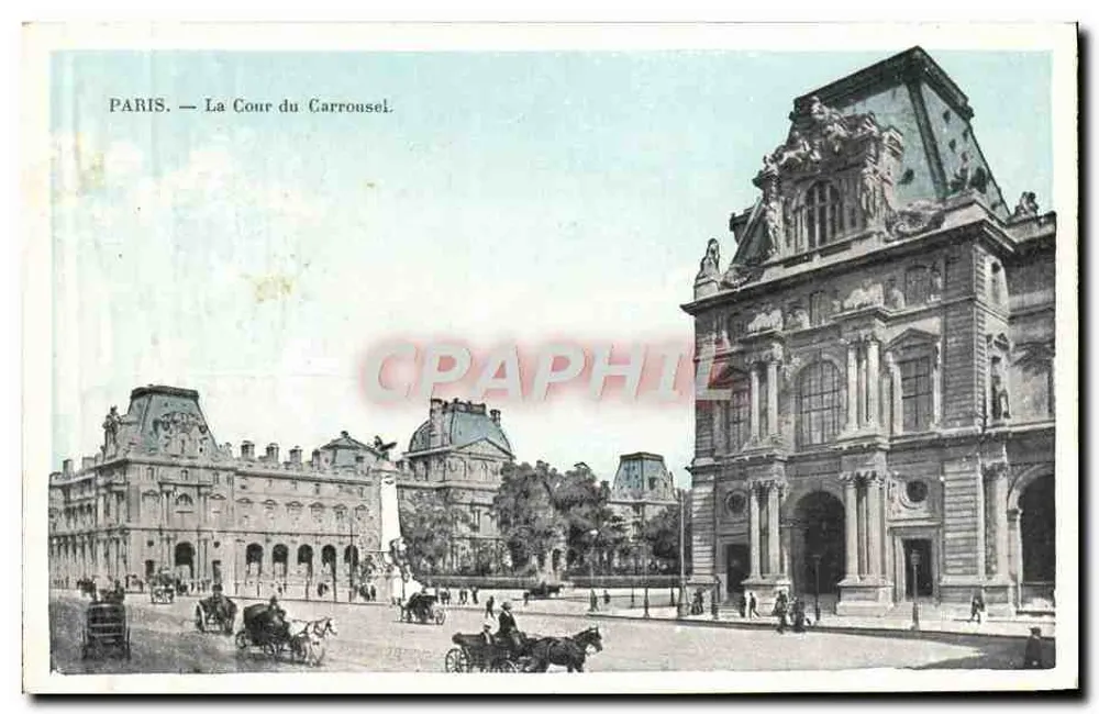 PARIS — A Cour do Carrousel — J.C. Paris - Frente