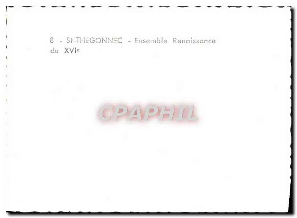St-Thégonnec — Conjunto Renascentista do XVI — n°8 - Verso
