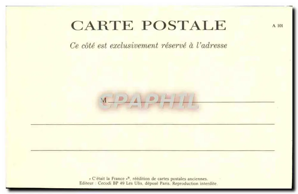 Bairro da Boîte: Um Banco — Cenas Parisienses — n°734 - Verso