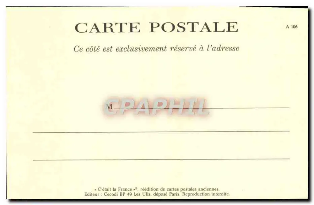 Cenas Parisienses — O Vendedor de Alho — ND Fot - Verso