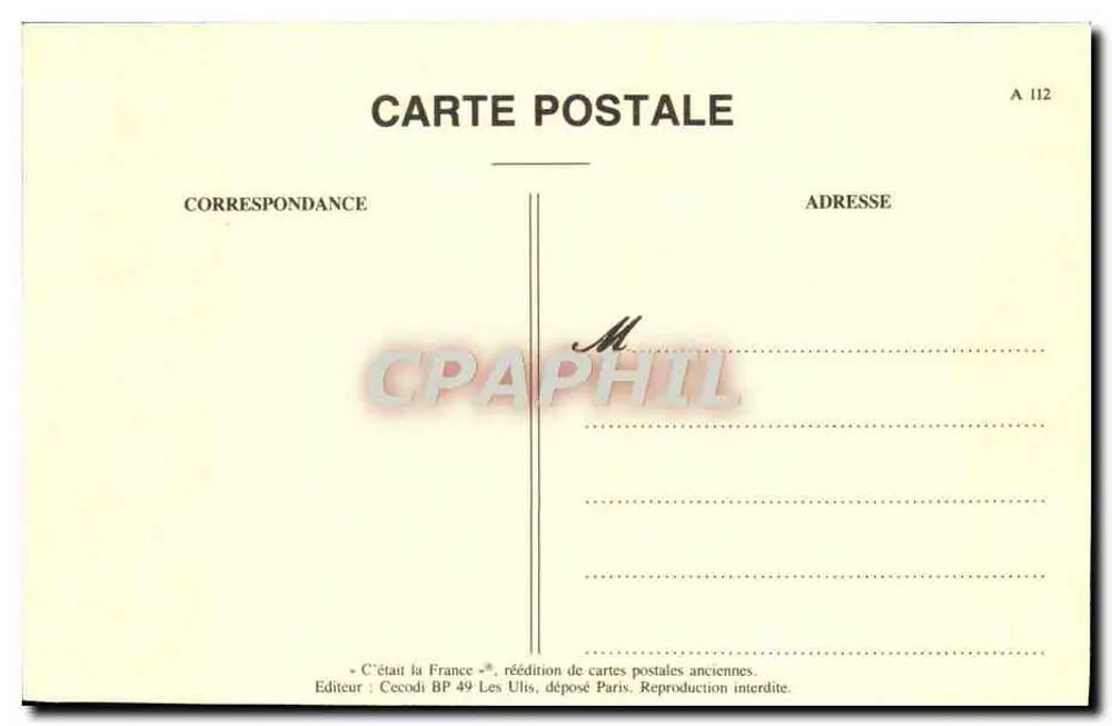 Scènes Parisiennes — Un Fardier — ND Phot. - Verso