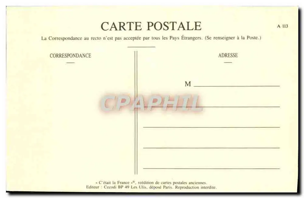 Scènes Parisiennes — Un Fort de la Halle — ND Phos, n° 746 - Verso