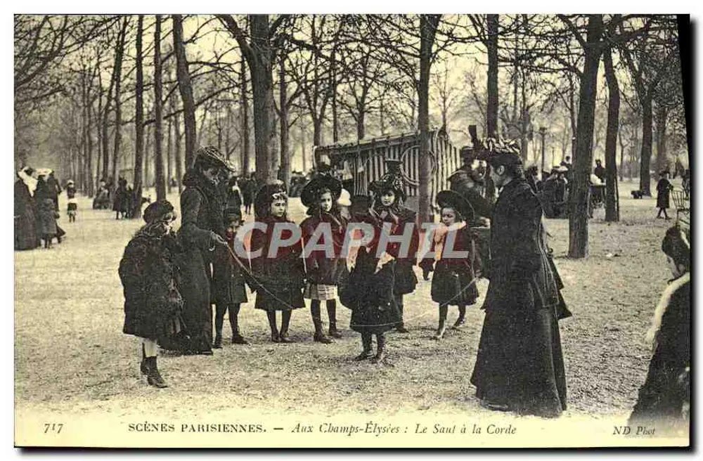Champs-Élysées — Das Seilspiel — ND Foto - Vorderseite