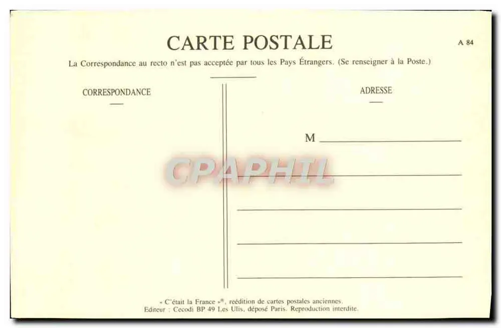 Champs-Élysées — Das Seilspiel — ND Foto - Rückseite