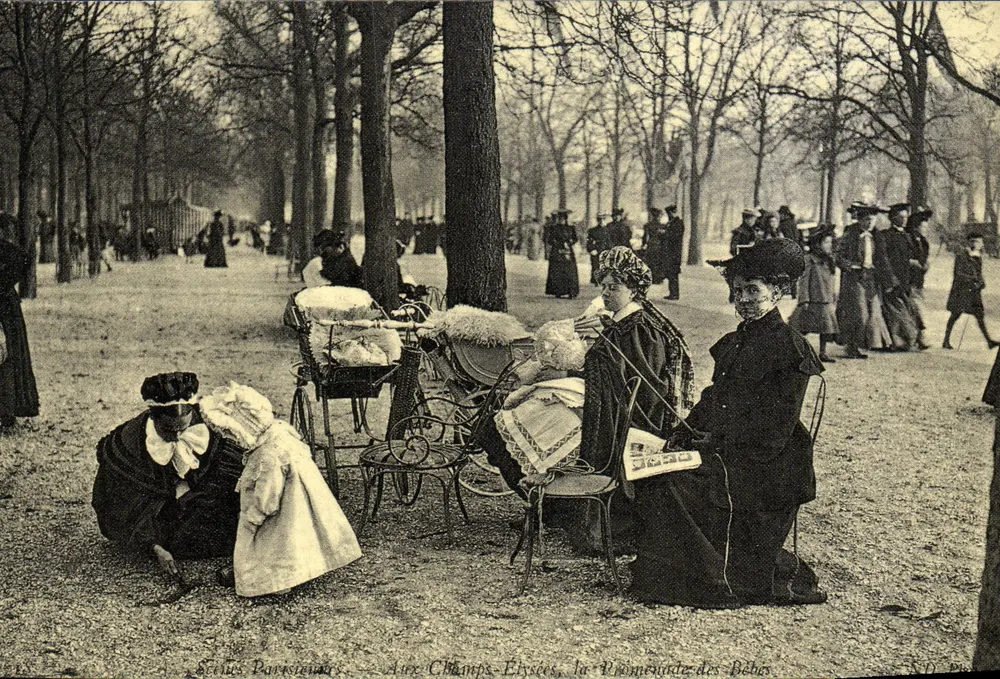Champs-Élysées — die Promenade des Bébés — Pariser Verlag - Vorderseite