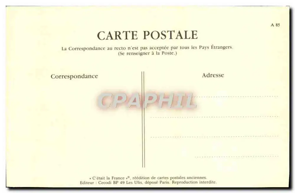 Champs-Élysées — die Promenade des Bébés — Pariser Verlag - Rückseite