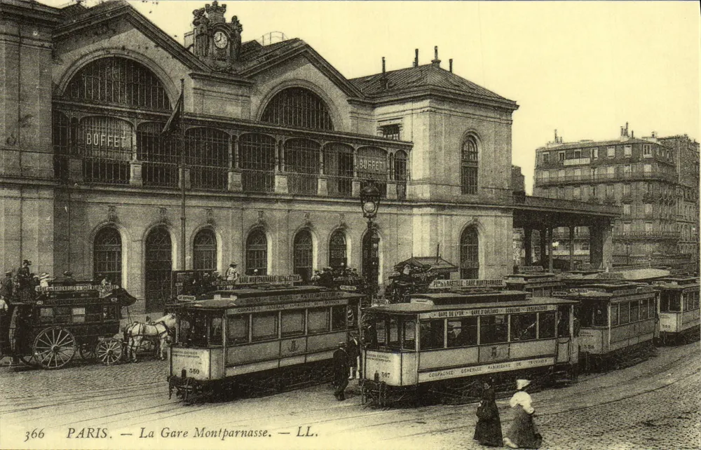 Parigi — La Stazione Montparnasse — LL. — n° 366 - Recto