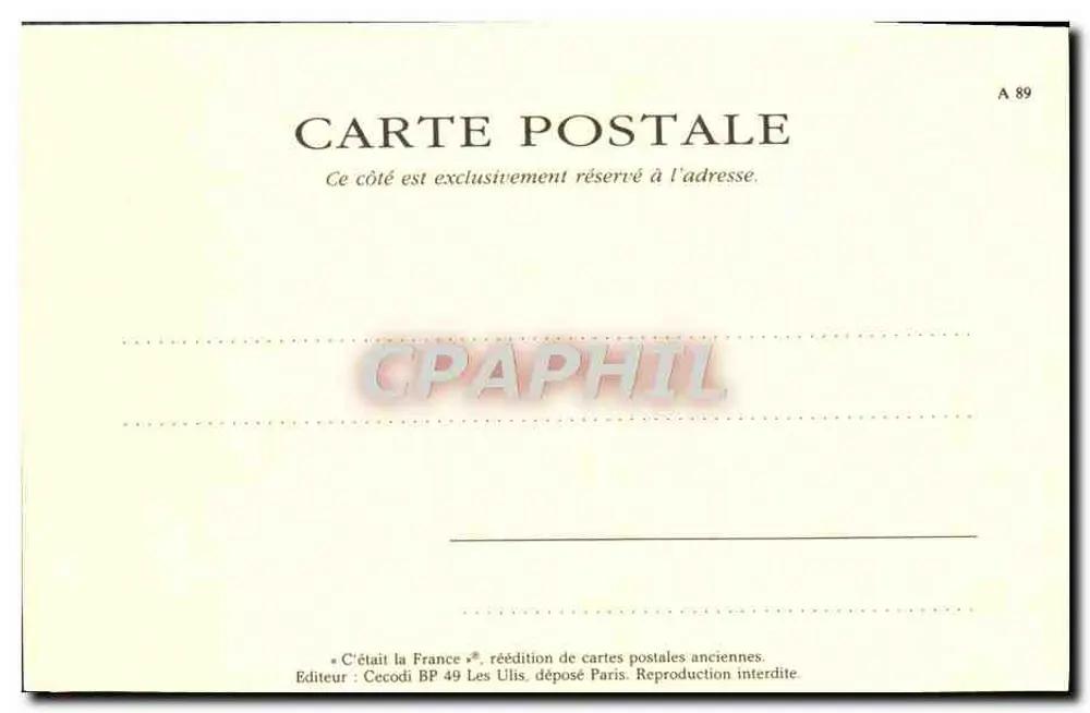 La Bourse aux Timbres (Champs-Élysées) — Scènes Parisiennes n°722 — ND Phot. - Verso