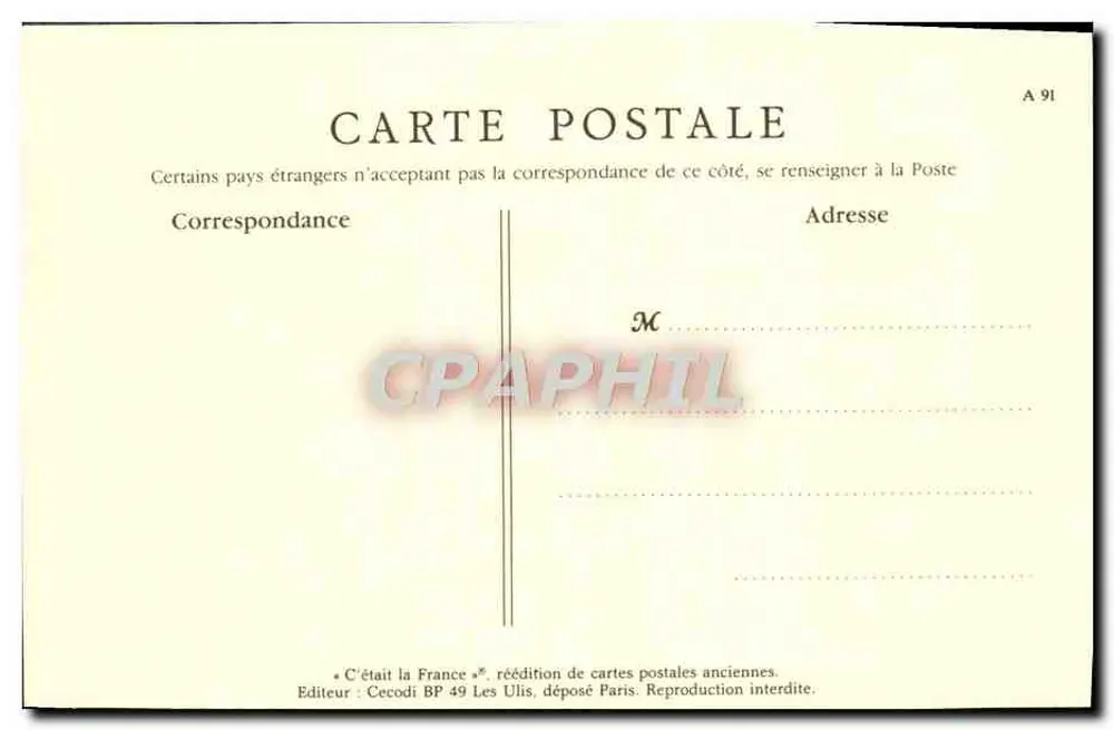 Scènes Parisiennes — La Bourse aux Timbres — Champs-Élysées — ND. Phot. - Verso