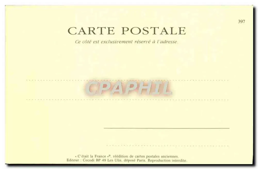Grand-Montrouge — Avenue de la République in Richtung Kirche — Graphil - Rückseite