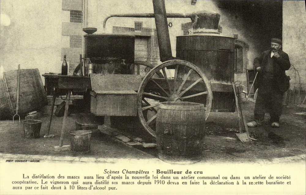 Bouilleur de cru — Scènes Champêtres — Phot. Combier-Mâcon - Recto
