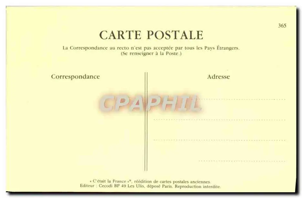 Semente de trigo - Auvergne — L. Thibonelle - Paris, n°2 - Verso