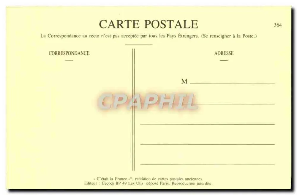 Ile de Ré — Le Battage du Blé au Rouleau — Cecodi - Verso