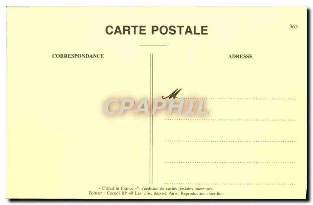 Rivedoux (Wyspa Ré) — Zbiór A. É. St-Martin — Zbiór A. É. St-Martin - Rewers