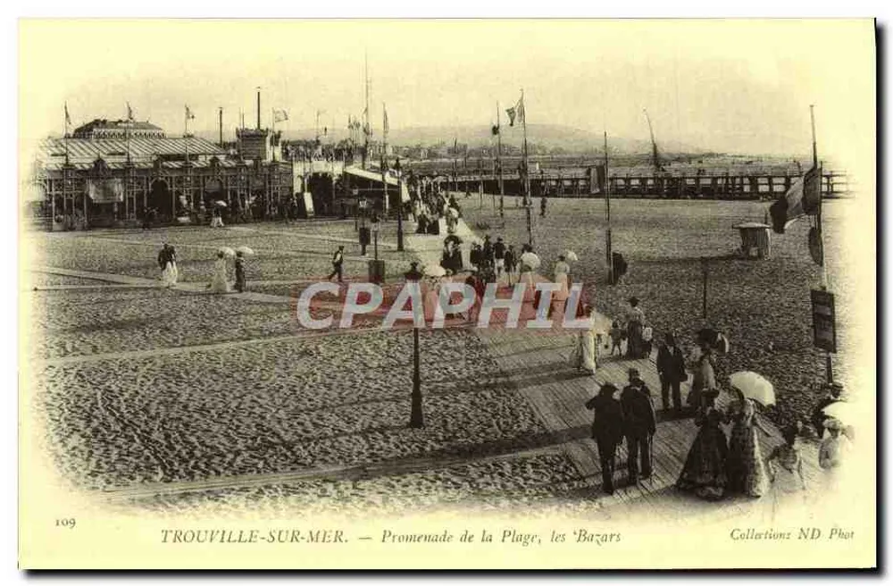 Trouville-sur-Mer — Promenade de la Plage, les Bazar - Vorderseite