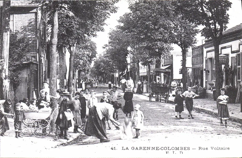 La Garenne-Colombes — Straße Voltaire — E.I.D. Nr. 41 - Vorderseite