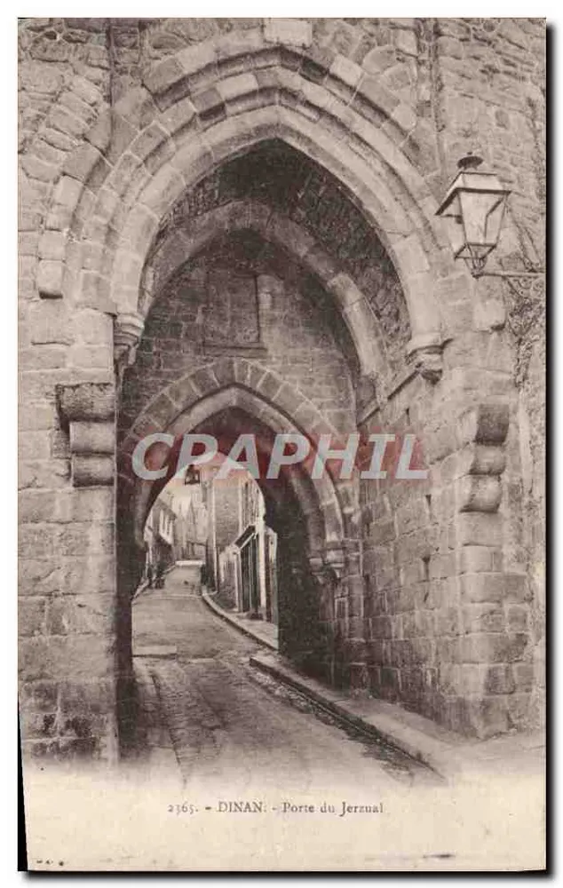 Dinan - Porta do Jerzual — editor Laurent-Nel, Rennes, n° de série 2765 - Frente