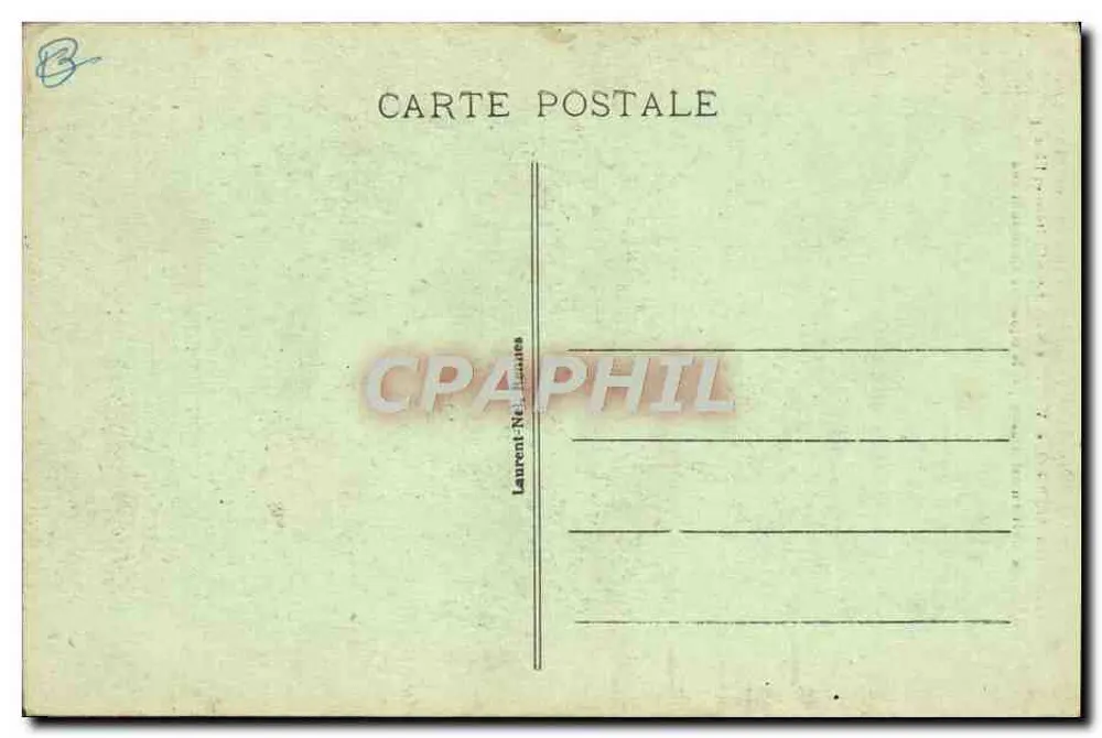 Combourg (I.-et-V.) — O Magnífico Castelo e Lago — editor Laurent-Nélatières, n° 3122 - Verso