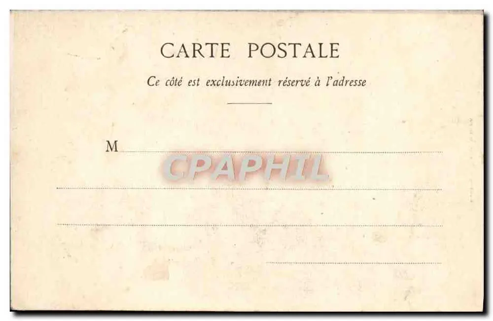 Sra. e Sr. Théodore Botrel — Coleção A. Warnau, St-Brieuc — n° 32 B - Verso