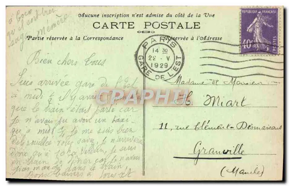 Mont-Saint-Michel — La Merveille aus Sicht des Eckbastions — H. Gappard, Verlag, Fliers - Rückseite