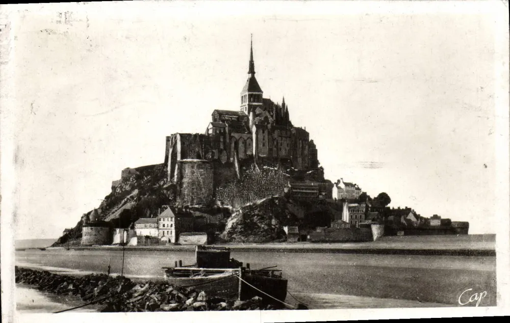 Mont Saint-Michel — Allgemeiner Blick vom Cordon-Couesnan — Verleger Cap, Nr. 14 - Vorderseite