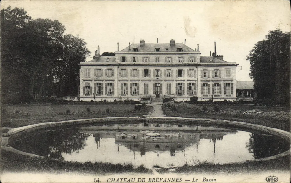 Château de Brévannes — Le Bassin — Éditeur B.D. n°54 - Vorderseite