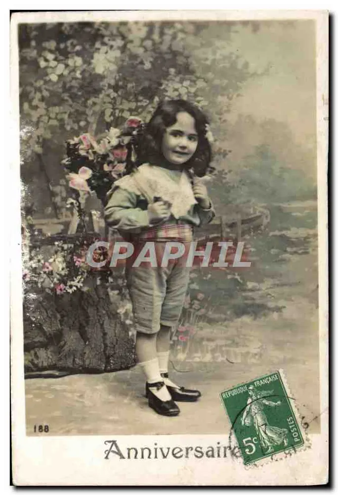 Menina — Aniversário - Frente