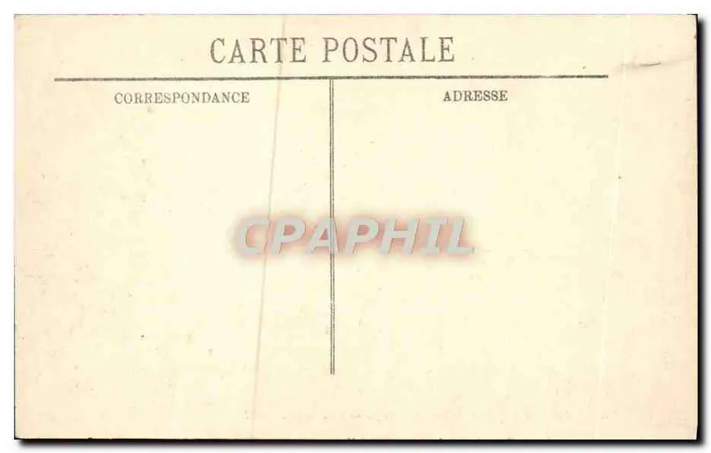 Überschwemmungen in Paris — Januar 1910 — Quai Conti — I.L. - Rückseite