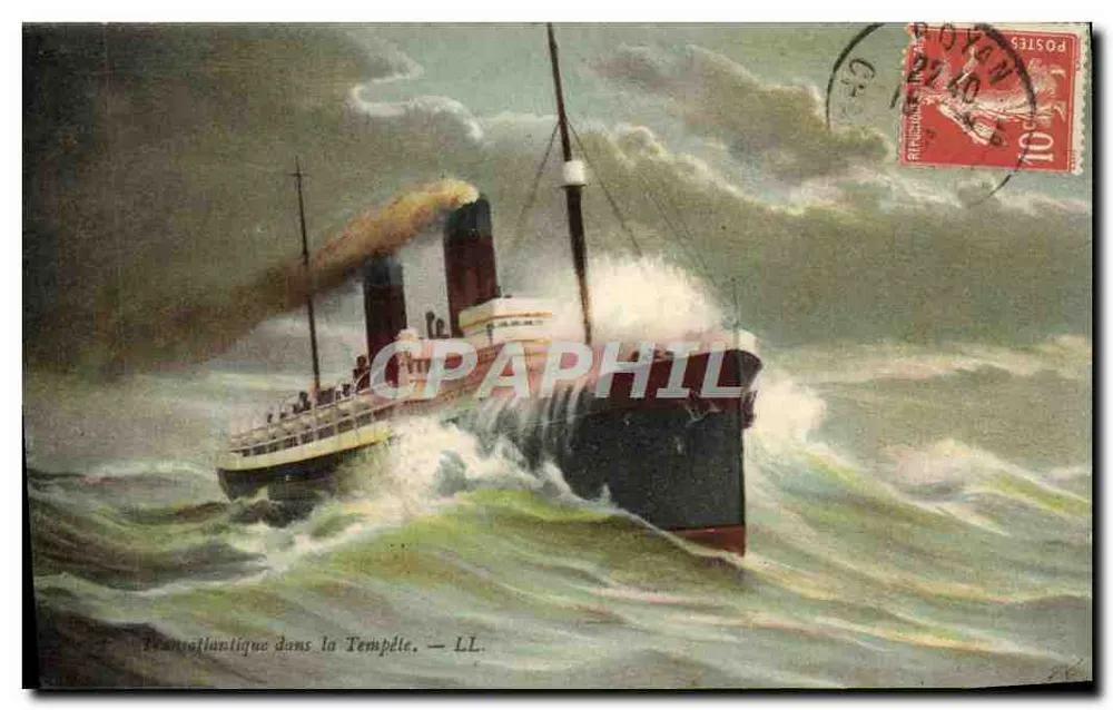 Transatlântico na Tempestade — LL. - Frente