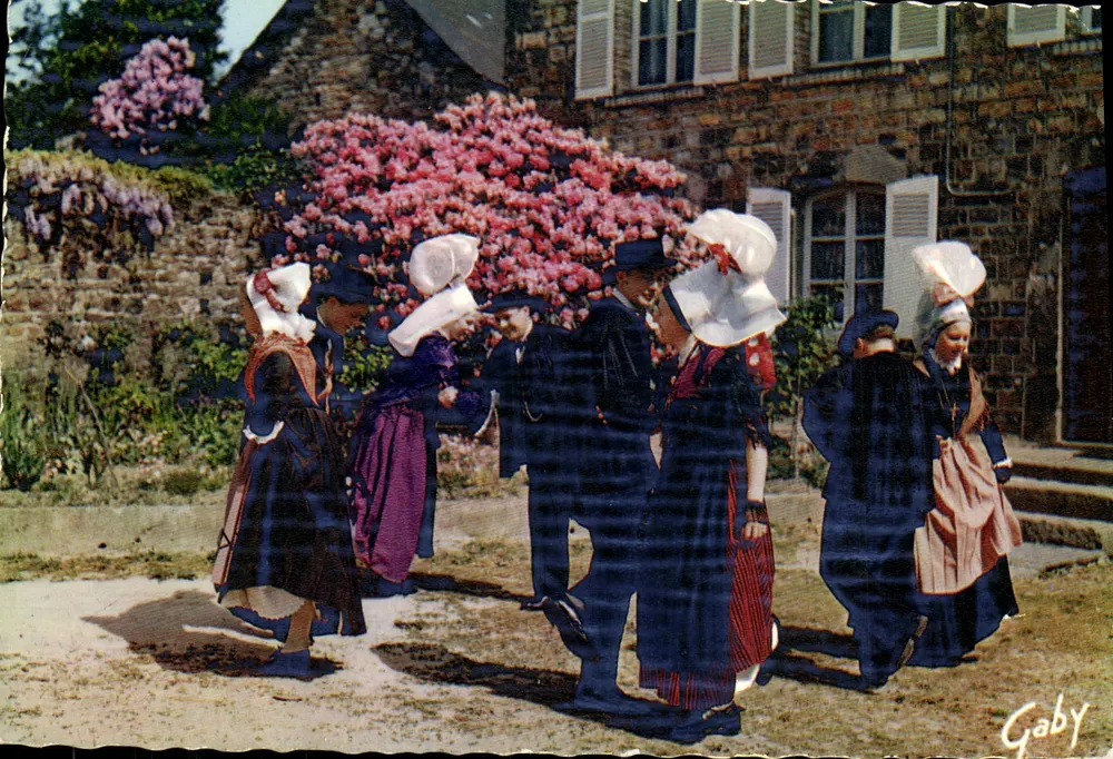 Folklore de Francia — La Normandía — Los Gôs de Sienneville — Ediciones Gaby - Anverso