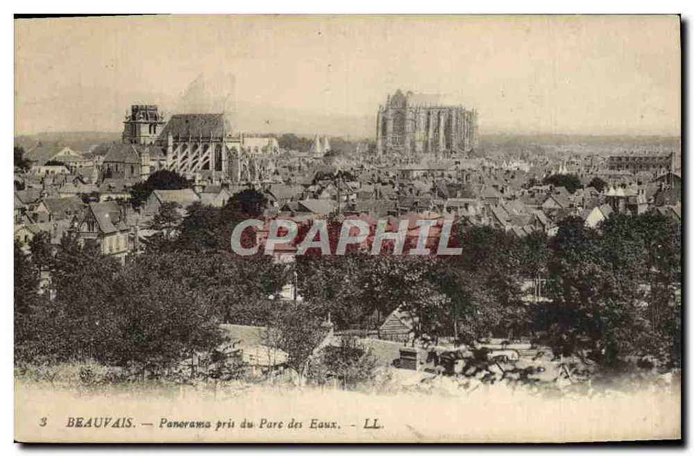 Beauvais — Panorama pris du Parc des Eaux — LL. - Frente