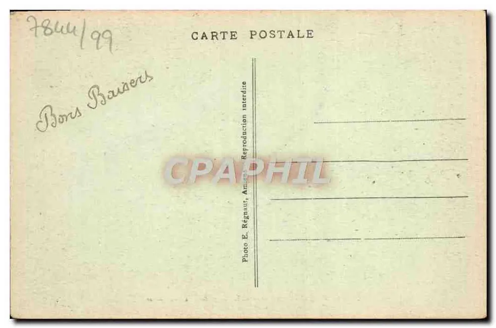 Monflières - Innenraum der Kapelle - Das Heiligtum — Foto E. Régnaud, n°9 - Rückseite