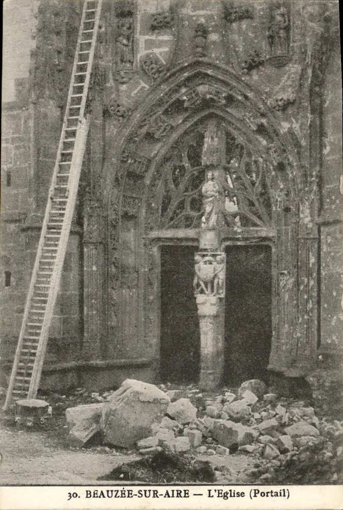 Beauzée-sur-Aire — Die Kirche (Portal) — Édition Clérouie, n°30 - Vorderseite